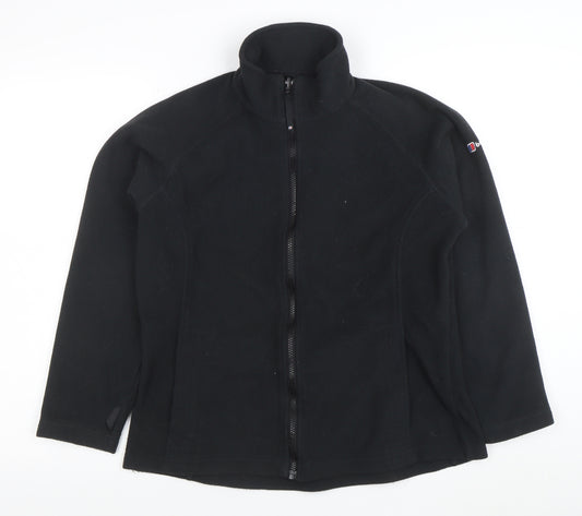 Berghaus Women's Black Fleece Full Zip Outdoor Jacket Size L