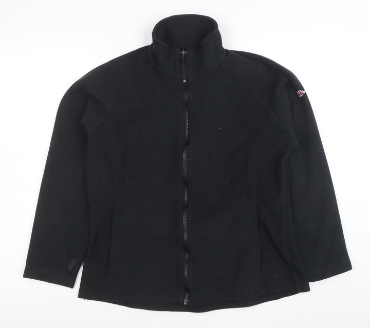 Berghaus Women's Black Fleece Full Zip Outdoor Jacket Size L