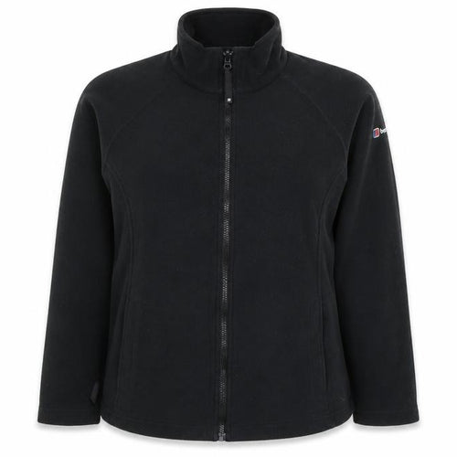 Berghaus Women's Black Fleece Full Zip Outdoor Jacket Size L