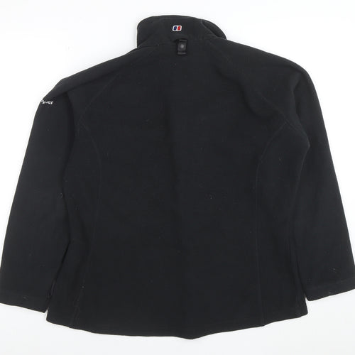 Berghaus Women's Black Fleece Full Zip Outdoor Jacket Size L