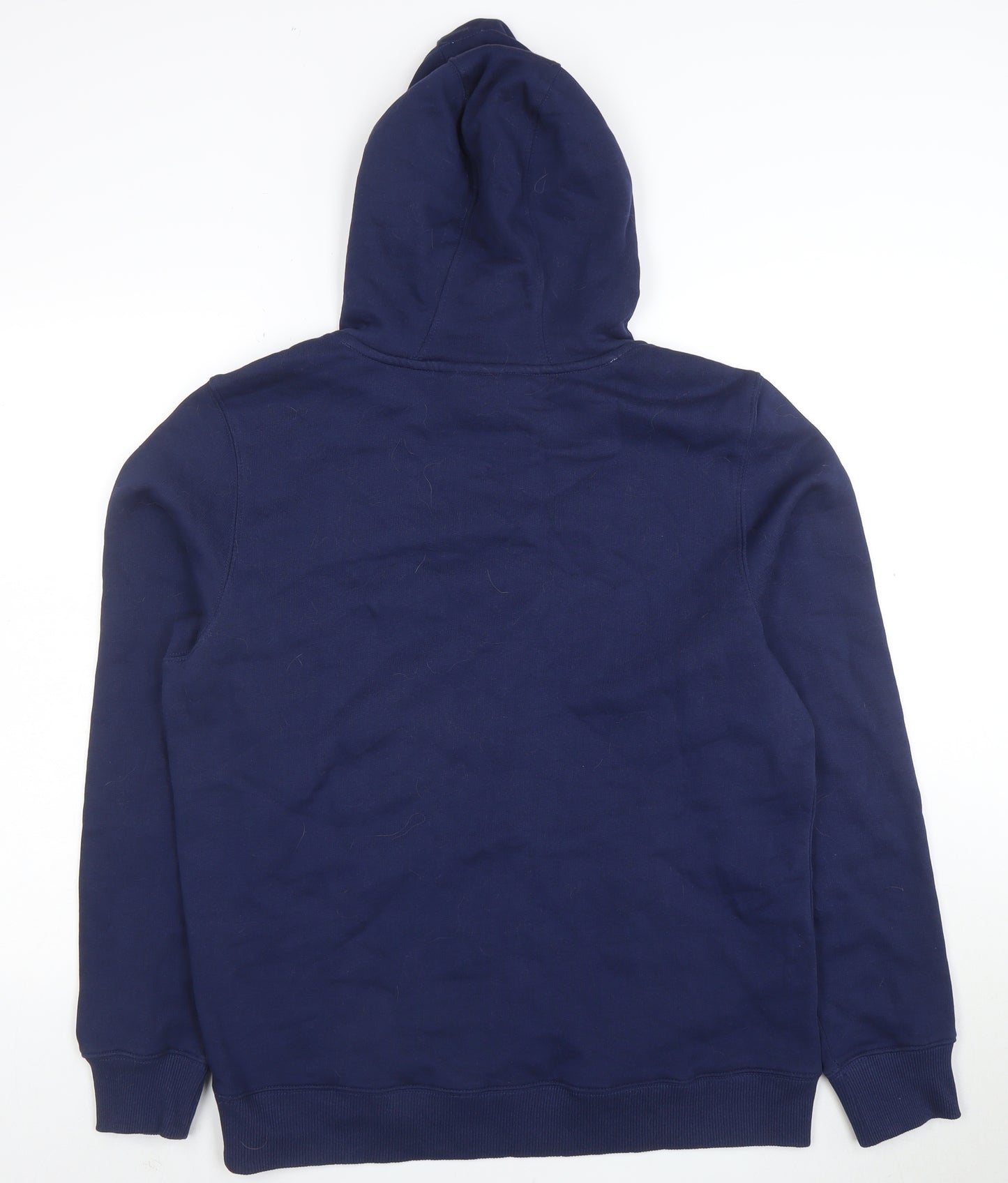 Manchester City Women Navy Blue Pullover Hoodie L Cotton