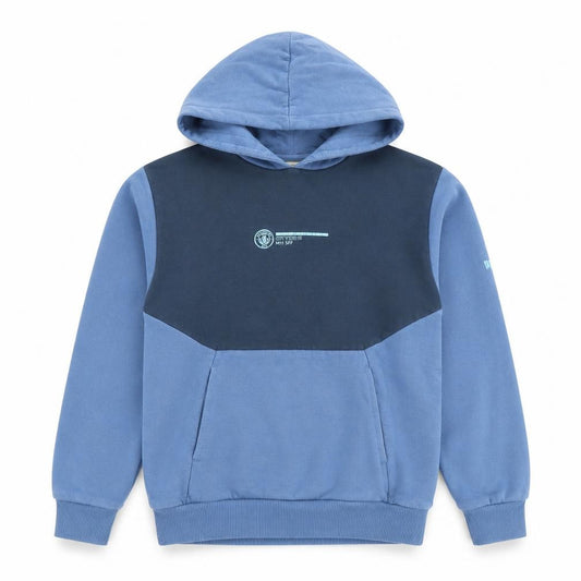 Puma Boys Blue Pullover Hoodie Manchester City Graphic Size 11-12 Years