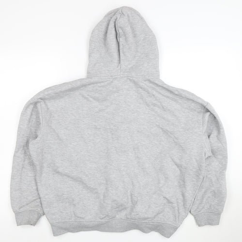 USAPRO Women's Grey Full Zip Hoodie Size UK 8 Cotton Blend