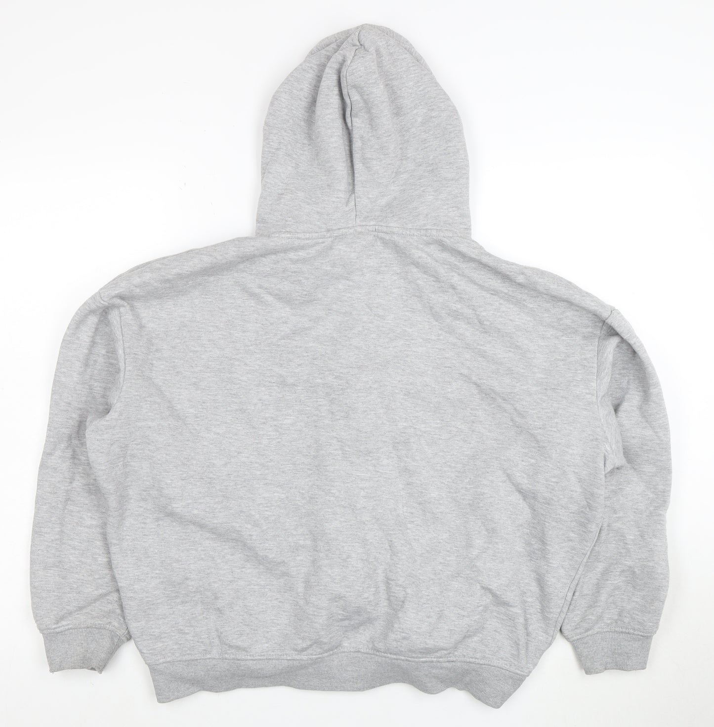 USAPRO Women's Grey Full Zip Hoodie Size UK 8 Cotton Blend