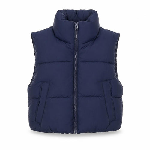 H&M Divided Women’s Blue 3XS Puffer Waistcoat Sleeveless Gilet
