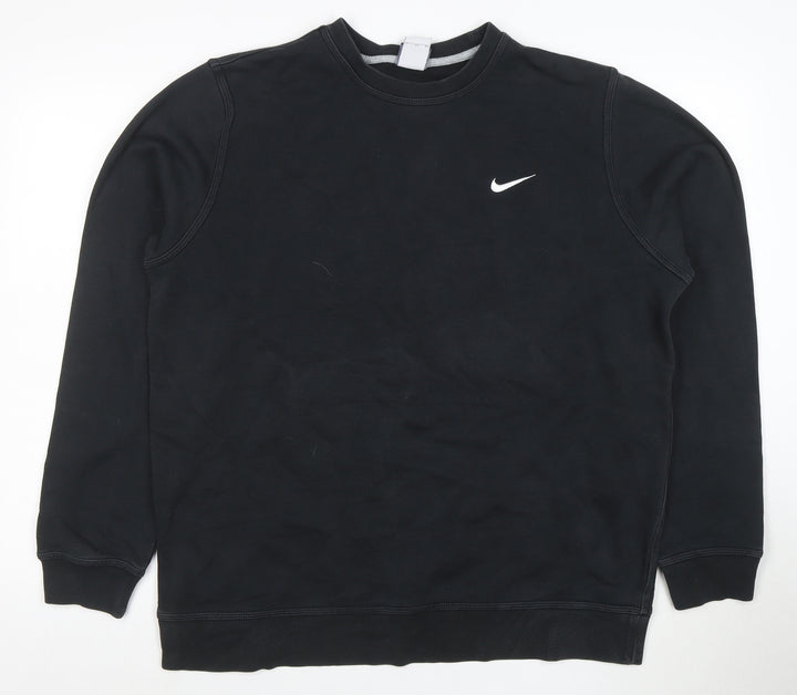 Nike Men’s Black XL Pullover Sweatshirt Crew Neck Fleece