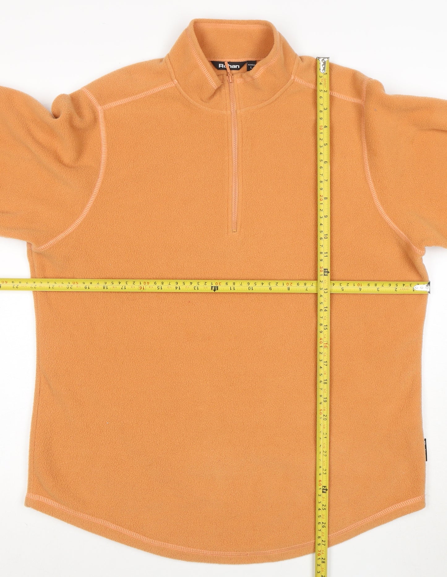 Rohan Womens Beige Fleece 1/2 Zip Pullover Sweatshirt Size L