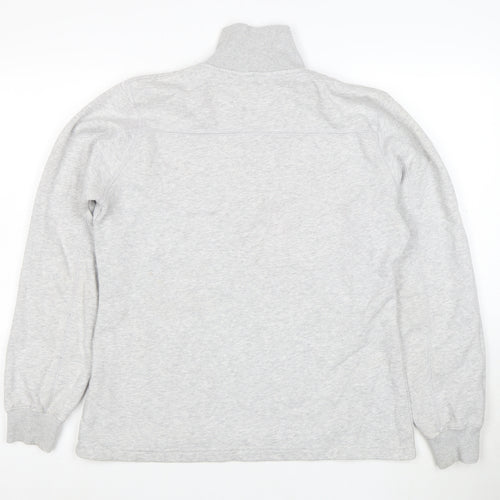 Sport-Tek Womens Grey 1/4 Zip Pullover Sweatshirt Size S