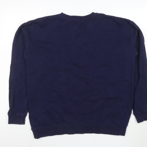 Sugarhill Brighton Womens Navy Lightning Bolt Sweatshirt UK 16