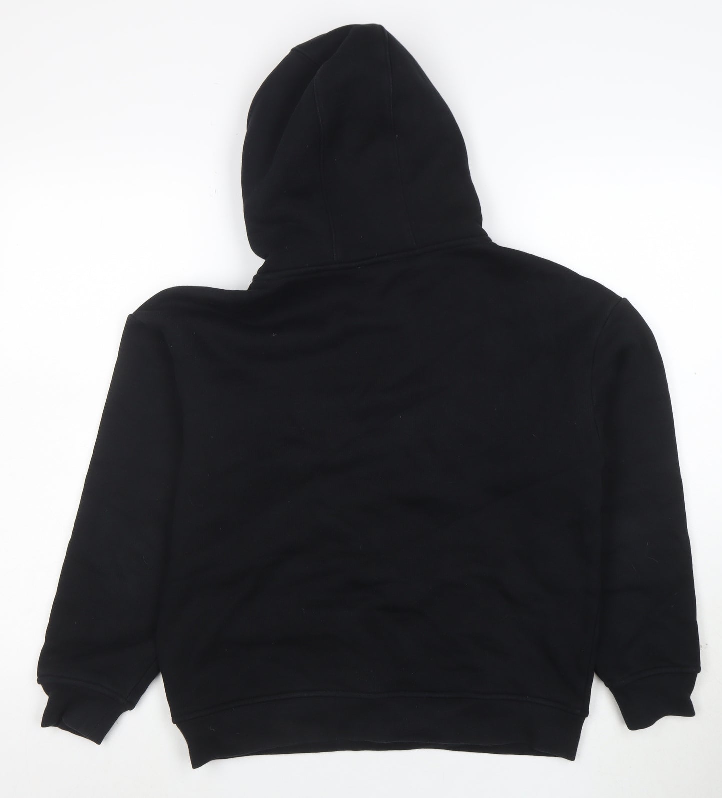 ARNE Womens Black XS Pullover Hoodie Cotton Blend Casual