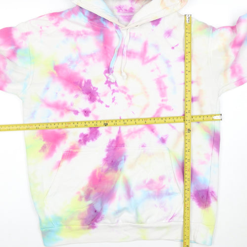 Stars & Stripes Women’s Multicoloured Tie-Dye Pullover Hoodie M