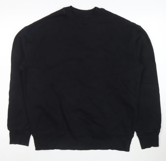 Marks and Spencer Men's Black Oversized Fit Sweatshirt Size S