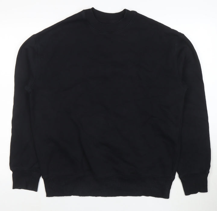 Marks and Spencer Men's Black Oversized Fit Sweatshirt Size S