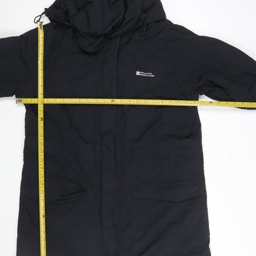 Mountain Warehouse Womens Black Size 18 Waterproof Long Parka Jacket