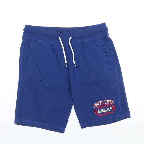 Tokyo Laundry Men's Blue Sweat Shorts Medium Casual Jersey