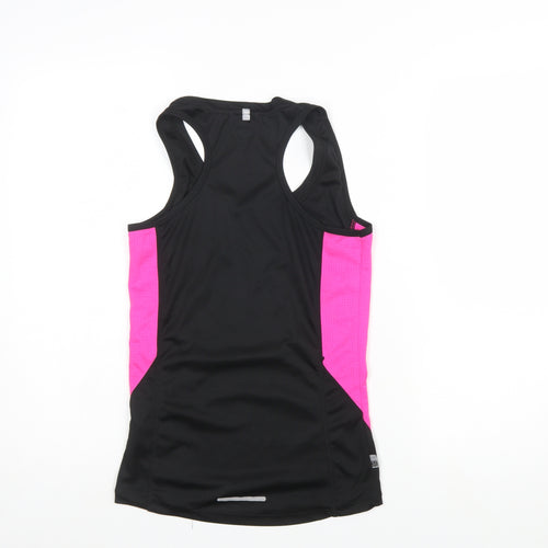 Karrimor Womens Black Pink Racerback Running Tank Top Size 10