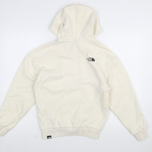 The North Face Womens Ivory Pullover Hoodie Small Cotton Blend