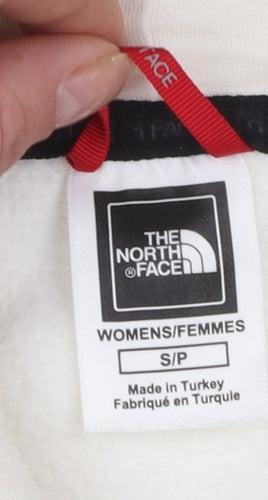 The North Face Womens Ivory Pullover Hoodie Small Cotton Blend