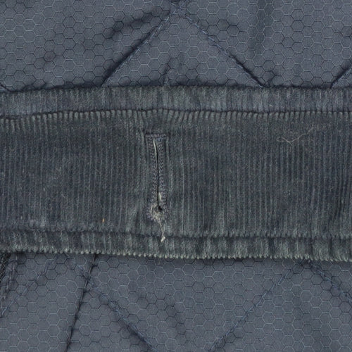Nicholas Deakins Men's Blue Quilted Hooded Jacket XL