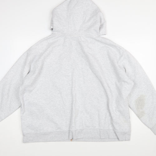 Disney Women Grey Mickey Mouse Hooded Sweatshirt 2XL
