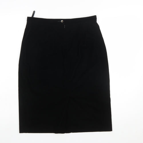 Marks and Spencer Women’s Black Size 14 Pencil Skirt Lined Stretch