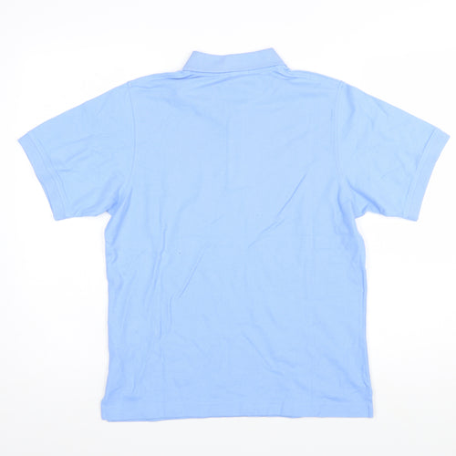 Lyle & Scott Men's Blue Regular Fit Golf Polo Shirt Size M