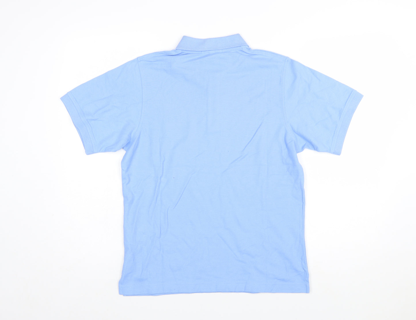 Lyle & Scott Men's Blue Regular Fit Golf Polo Shirt Size M