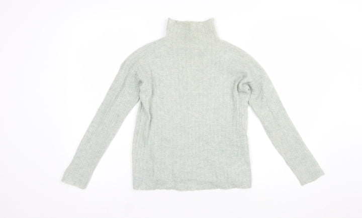 Jigsaw Women’s Grey Alpaca Wool Roll Neck Jumper XS