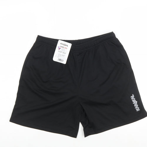 Karakal Men’s Black Athletic Club Shorts M Quick Dry Sportswear