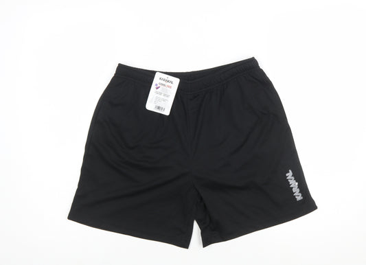 Karakal Men’s Black Athletic Club Shorts M Quick Dry Sportswear