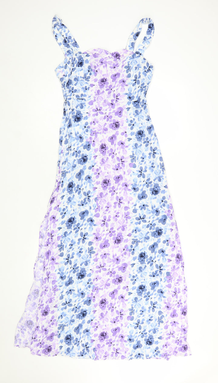 Apricot Women’s Multicoloured Floral Maxi Dress UK 8 Sleeveless