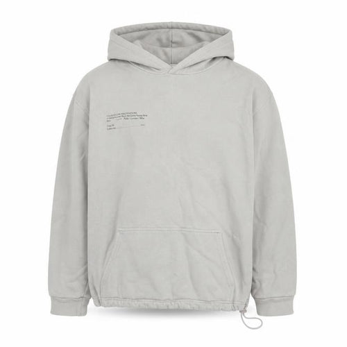 Topman Unisex Grey Cotton Pullover Hoodie M Relaxed Fit