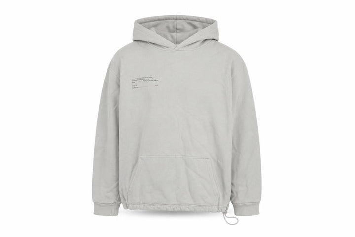 Topman Unisex Grey Cotton Pullover Hoodie M Relaxed Fit