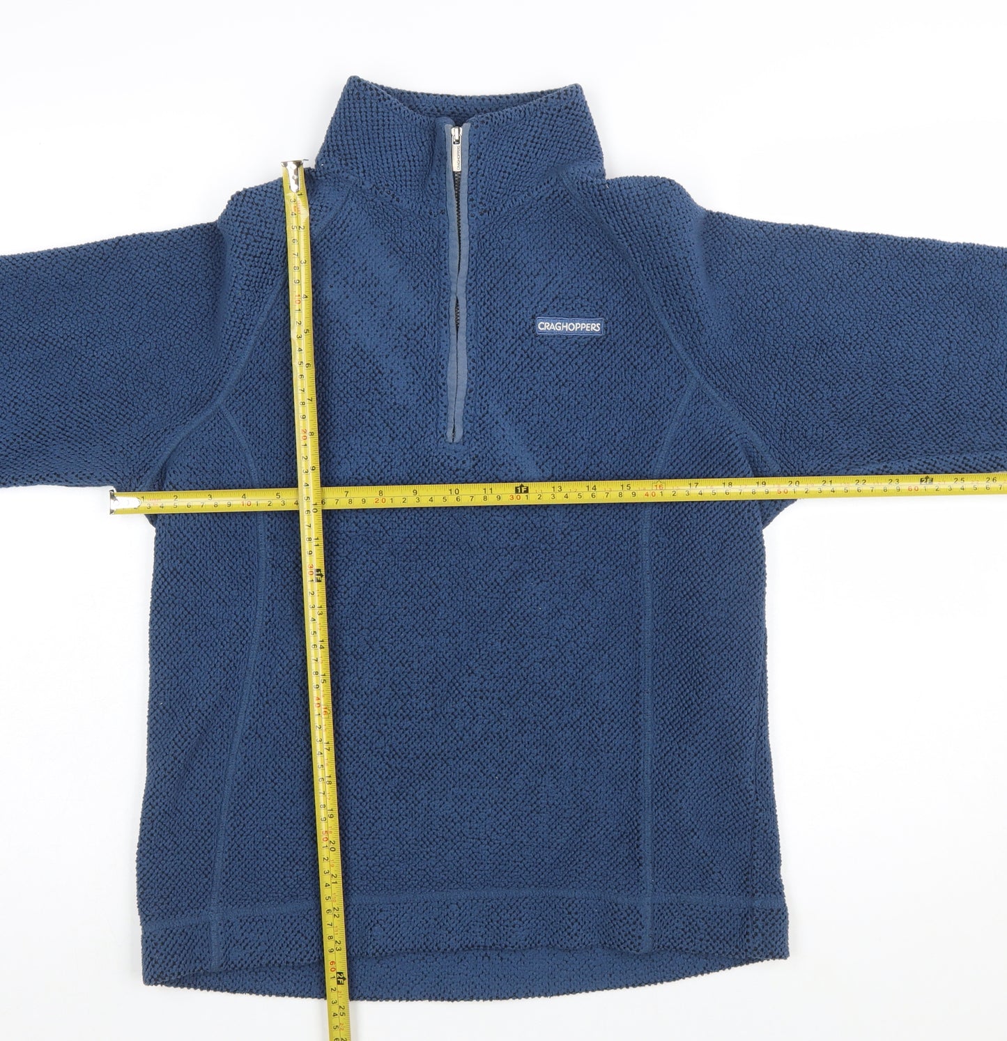 Craghoppers Men's Blue Fleece 1/2 Zip Pullover Sweatshirt M