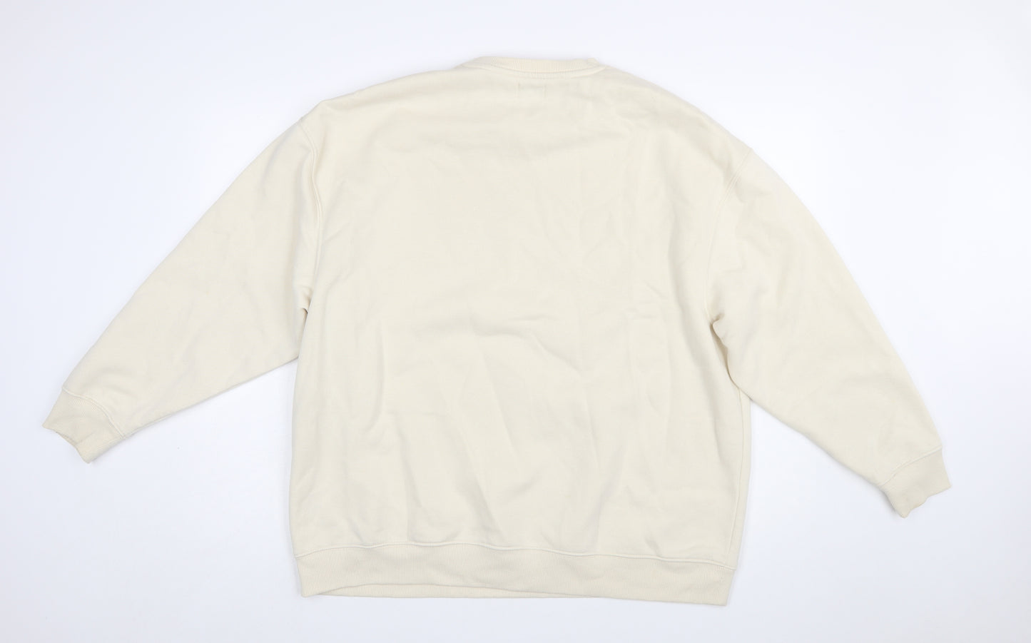 Def Leppard Women's Beige Graphic Crew Neck Sweatshirt Size M 12/14