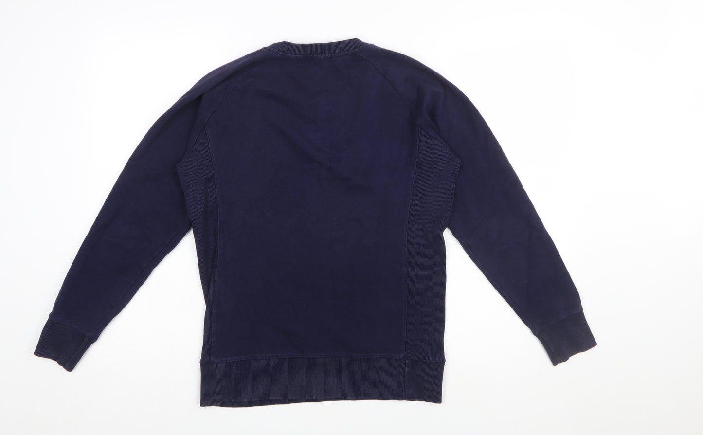Polo Ralph Lauren Women's Navy Blue Cotton Blend Pullover Sweatshirt M