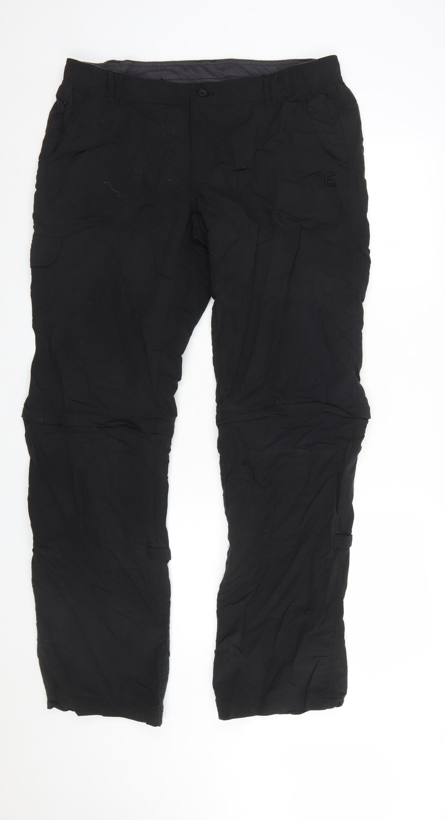Karrimor Womens Black Size 16 Cargo Travel Trousers