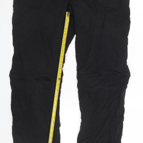 Karrimor Womens Black Size 16 Cargo Travel Trousers