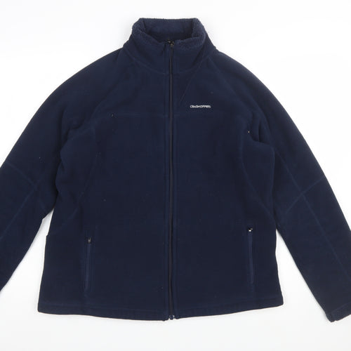 Craghoppers Women's Blue Fleece Full Zip Jacket Size 16