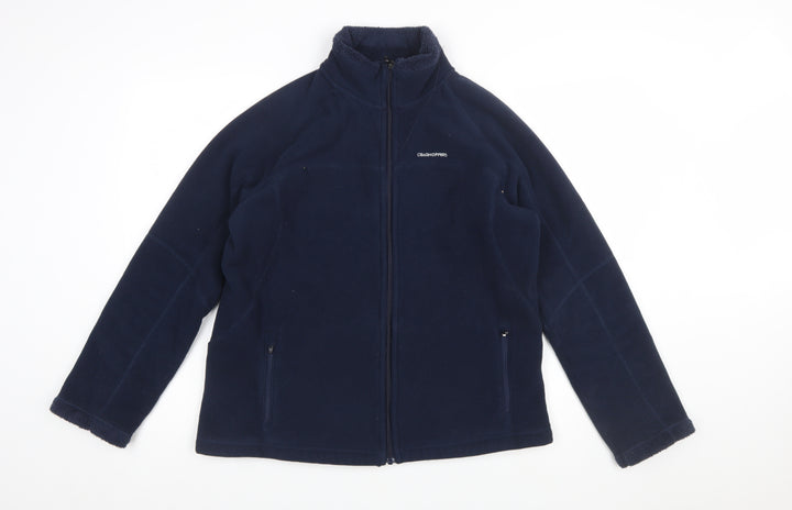 Craghoppers Women's Blue Fleece Full Zip Jacket Size 16