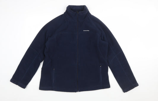 Craghoppers Women's Blue Fleece Full Zip Jacket Size 16