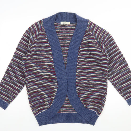 Bibico Women's Multicoloured Wool Chunky Knit Cardigan S