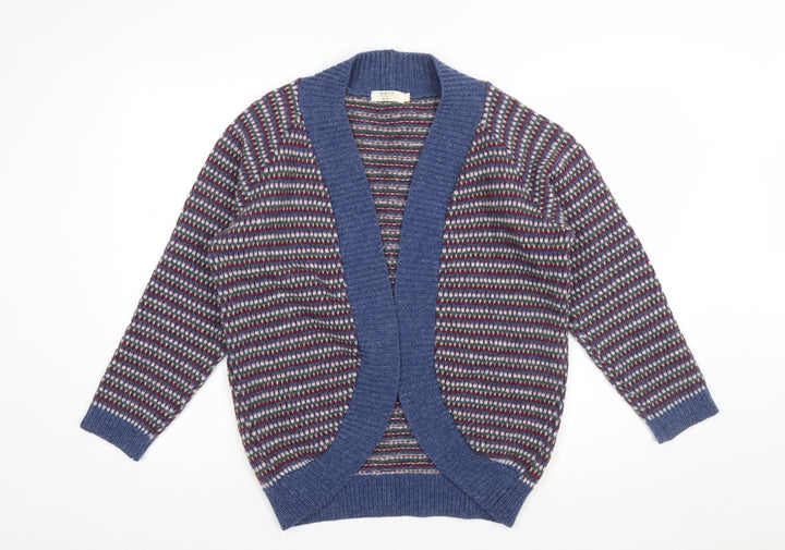 Bibico Women's Multicoloured Wool Chunky Knit Cardigan S