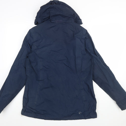 Regatta Women's Blue Waterproof Hooded Rain Jacket Size 12
