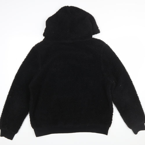 Primark Womens Black Friends Hoodie Size 12/14 Fleece Pullover