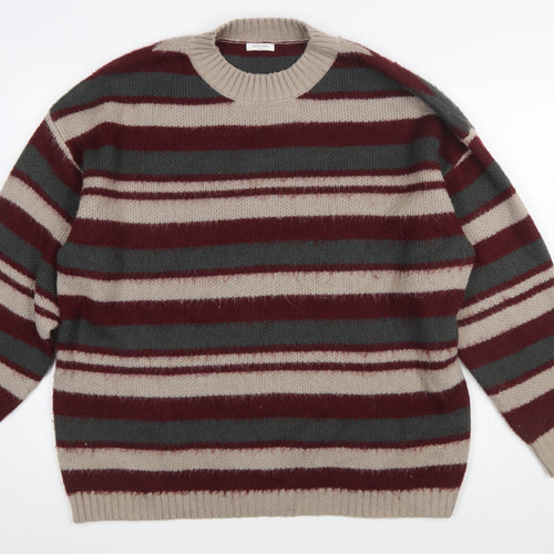 Gloria Jeans Women’s Striped Crew Neck Pullover Jumper S Multicoloured Knit