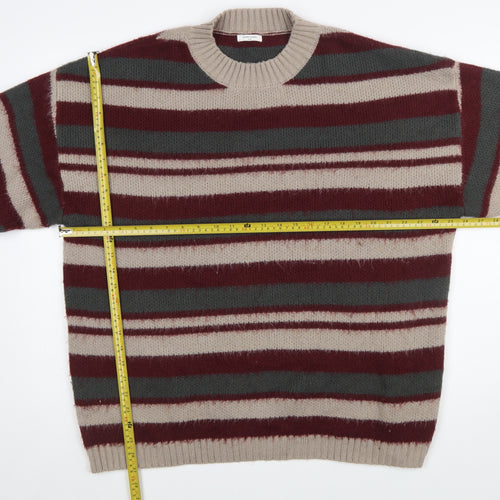 Gloria Jeans Women’s Striped Crew Neck Pullover Jumper S Multicoloured Knit
