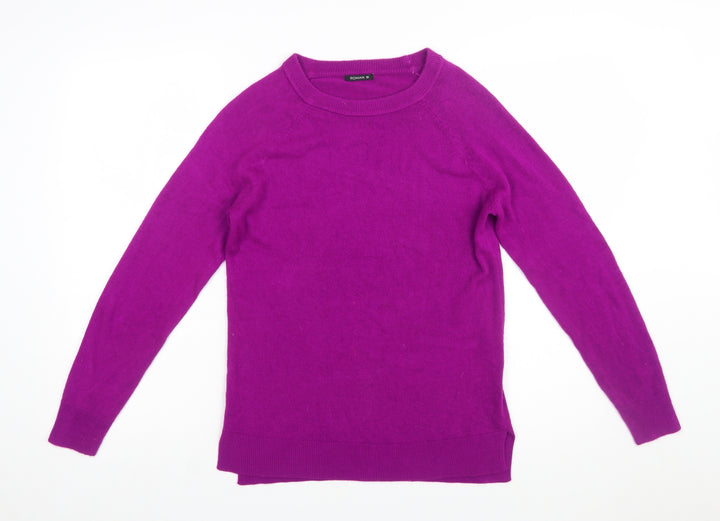 Roman Women Purple Size 10 Acrylic Long Sleeve Pullover Jumper