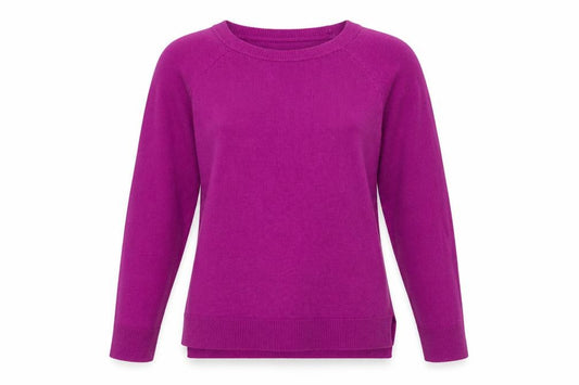 Front view of Roman Women Purple, size 10, Acrylic Long Sleeve jumper