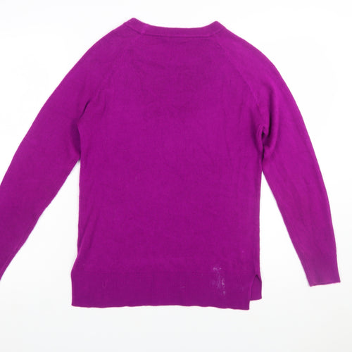 Roman Women Purple Size 10 Acrylic Long Sleeve Pullover Jumper